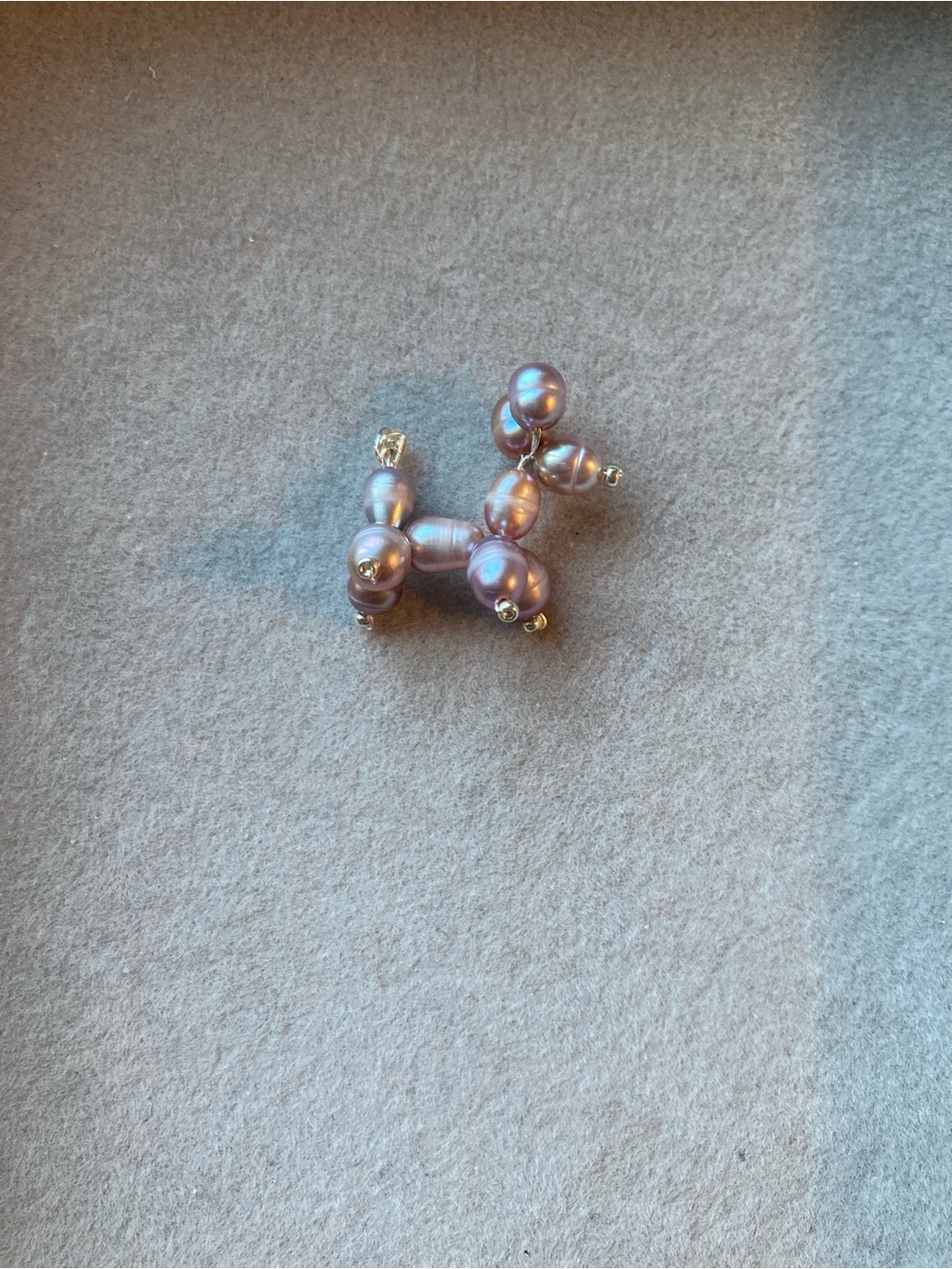 Last one! Beautiful balloon dog pendant charm
